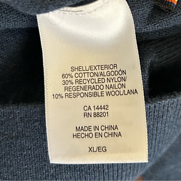 Modern Ambition Cotton Blend Polo Sweater size XL color Blue NWT - Picture 7 of 8